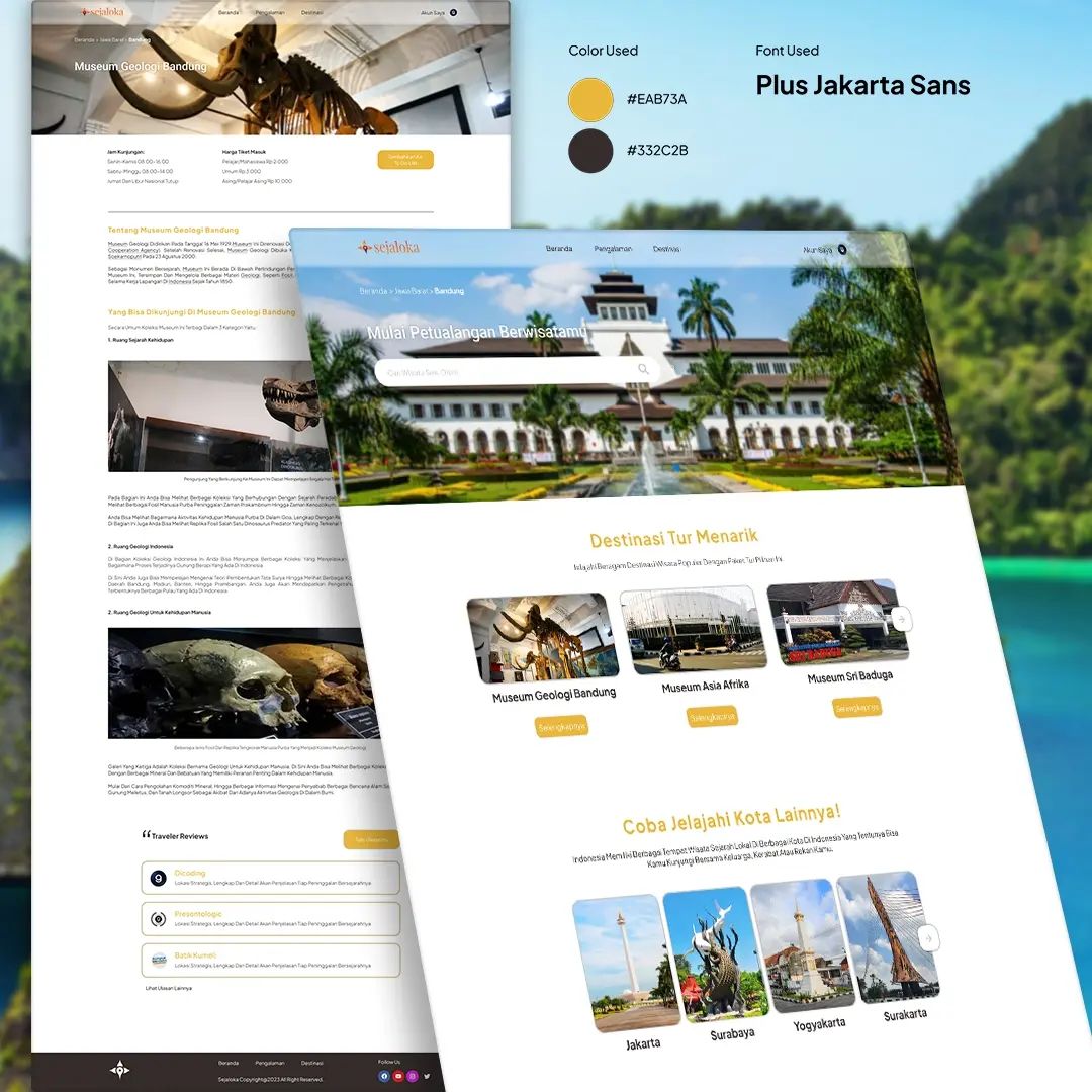 Sejaloka Website